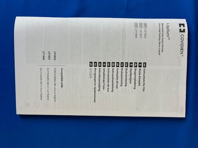 Medtronic Covidien Ligasure Blunt tip brand new LF1837